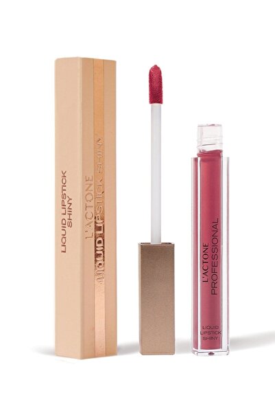 L'ACTONE Liquid Lipstick Shiny Wirginia Va-108 / Parlak Likit Ruj - 1 Adet Oje Hediyeli