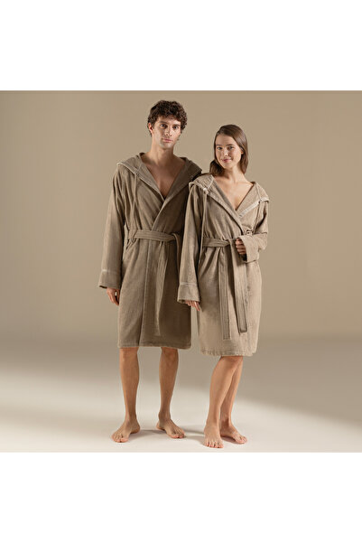 Chakra Ferme Unısex Bornoz Haki