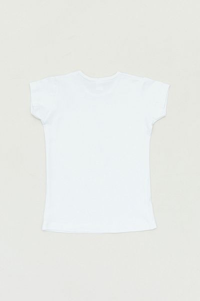 Fulla Moda Candy Printed Crew Neck Girl's T-Shirt