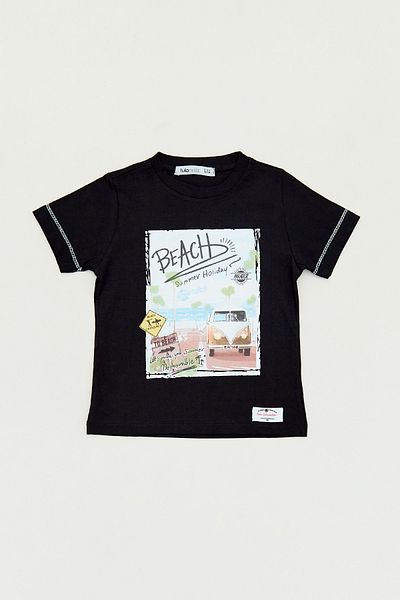 Fulla Moda Crew Neck Printed T-Shirt