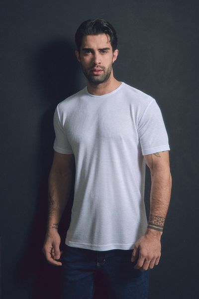 Fulla Moda Μπλουζάκι με λαιμόκοψη