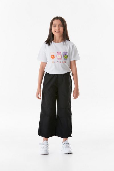 Fulla Moda Stopped Parachute Girl's Trousers
