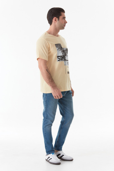 Fulla Moda Printed Crew Neck T-Shirt