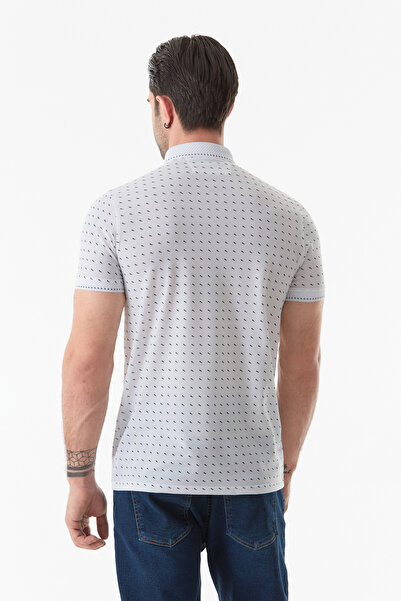 Fulla Moda Polo Neck Printed T-Shirt