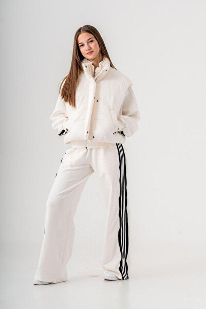 LOCO LOCO Paraşüt Kız Şişme Yelek - Ekru