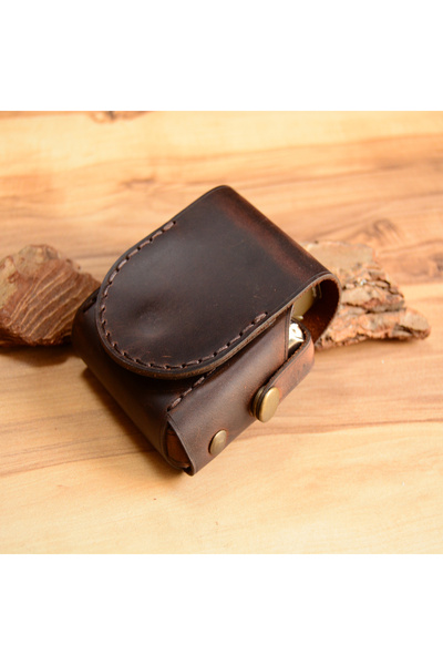 Alloro leather Hakiki Deri Sigara Taşıma Kılıfı - Klasik Kısa Paket -