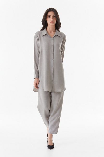 Fulla Moda Fullamodest Basic Long Sleeve Large Size Set