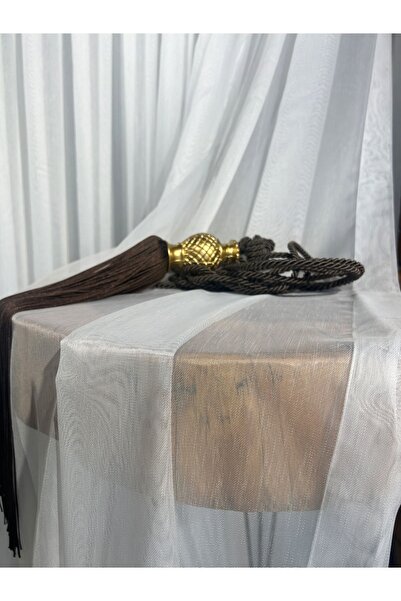 artdoppio Κομψή κουρτίνα από τούλι - Κατάλληλη για σαλόνια και δωμάτια καλεσμένων με απλό μόλυβδο και χωρίς σιδέρωμα