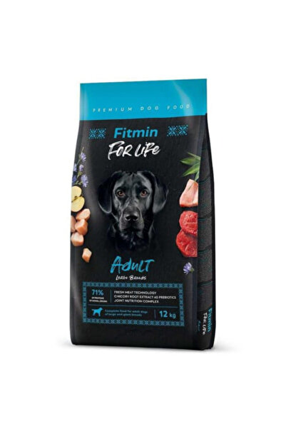 Fitmin For Life Büyük Irk Kümes Hayvanlı Yetişkin Köpek Maması 12 Kg