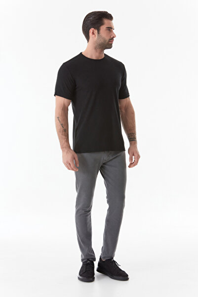 Fulla Moda Basic Bisiklet Yaka Tişört