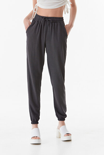 Fulla Moda Elastic Waist Jogger Pants