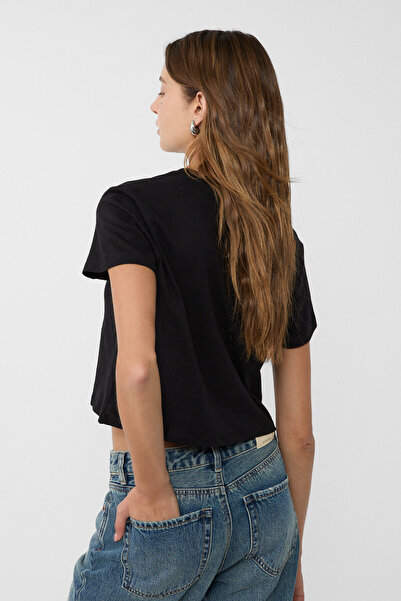 Stradivarius Pack of 2 short sleeve crop tops