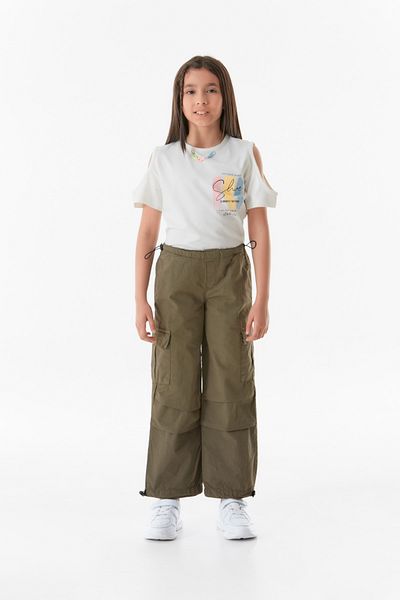 Fulla Moda Stoppered Parachute Fabric Jogger Unisex Children's Pants