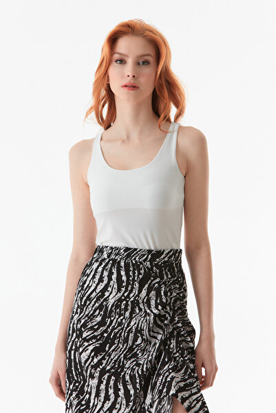 Fulla Moda Basic U Collar Body