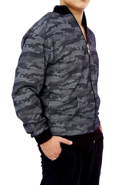 wingetstar Lacivert Kamuflaj Sweatshirt