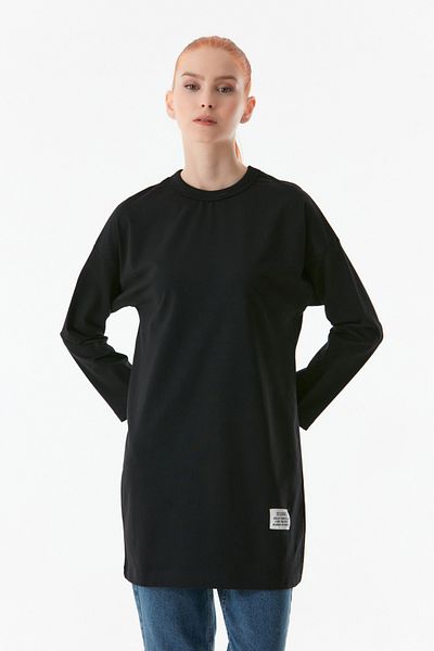 Fulla Moda Basic Crew Neck Tunic