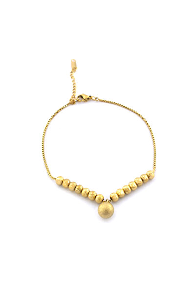 FerizZ Çelik Halha Altın Kaplama Simli Top Model Hal-185