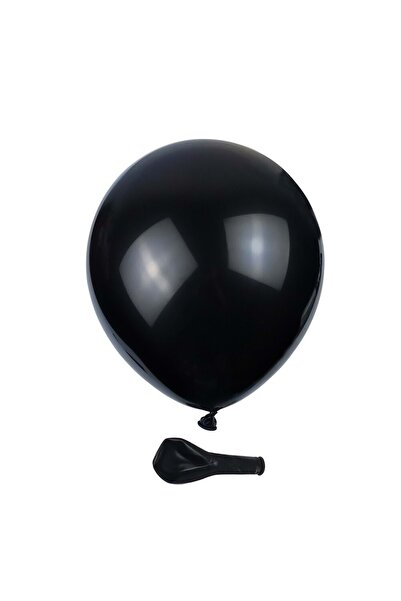 Organizasyon Pazarı 5 Inch Black Color Small Size 25 Pieces Decoration Balloon