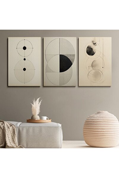 gurbaart 3'lü Set Kanvas Duvar Tablosu HD Dijital Baskı Dikey Canvas Tablo Bo...