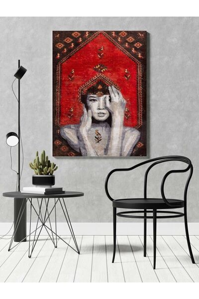 Limitless Design Εκτύπωση HD σε καμβά 984 Χέρια προσώπου και vintage εμφάνιση...