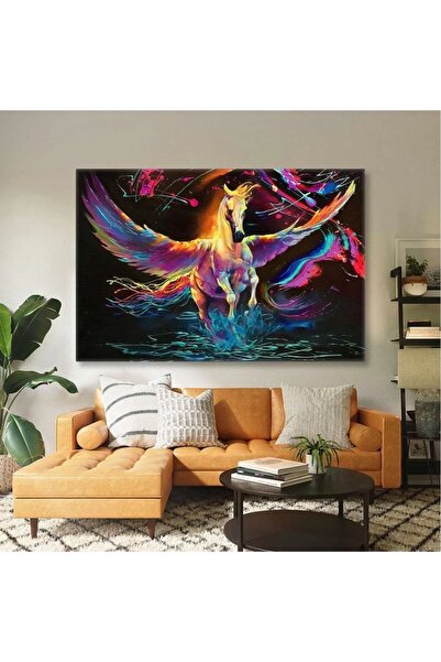 Limitless Design Χρώματα νέον Φτερωτό ιπτάμενο άλογο Ευγενές Πήγασος Μυστικός...