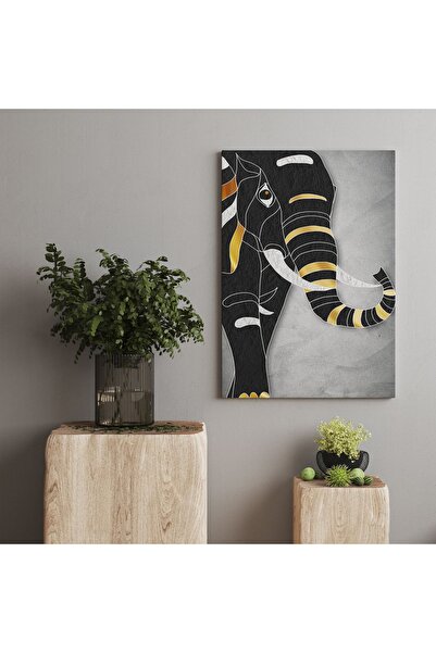 Limitless Design Decor modern cu design elefant, imprimare HD pe pânză