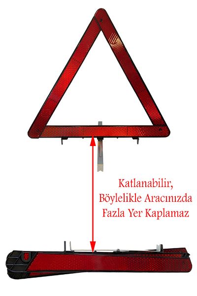 Badem10 عطلة حادث الطريق تحذير عاكس للطي هايلايتر مثلث عاكس استبدال الإطارات noctilucent