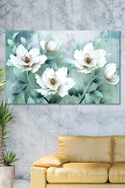 Limitless Design 70x100 Tablou pe pânză cu imprimare HD, alb, pentru grădină