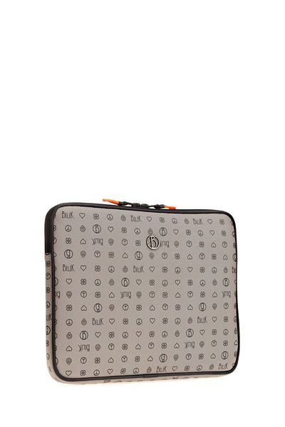 Bilik Deri Monogram Grey Unisex Laptop & Χαρτοφύλακας Tablet-mn 12"