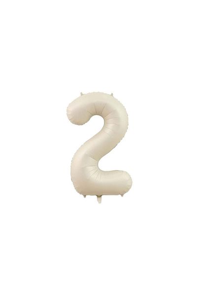 Organizasyon Pazarı 34 Inch Cream Colored Foil Balloon - 2 Figures