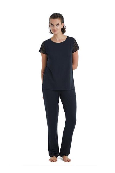 Blackspade Women's Black Pajama Set 51302