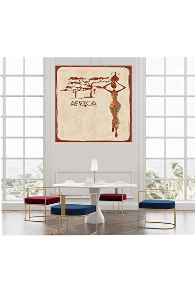 Limitless Design Abstract Modern Africa Africană Dansând Femeie Neagră Negru ...