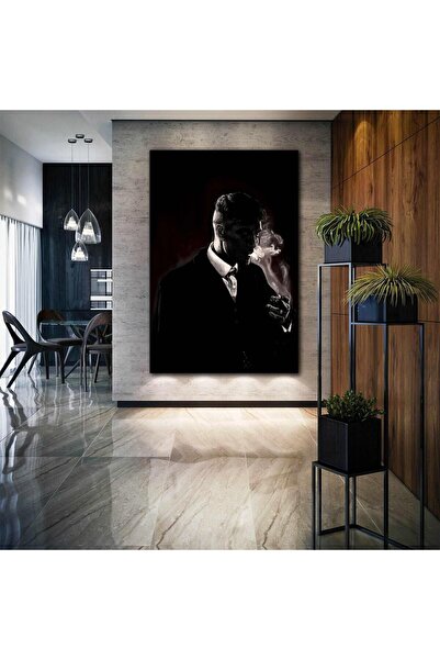 TosbArt Tommy Shelby Sigara Dumanı Poster Peaky Blinders Dikey Yüksek Kalite ...