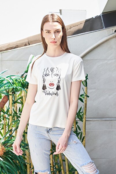 Jument Немнущийся Span Смешанный Принт Стильный Короткий Рукав Футболка - Дет...