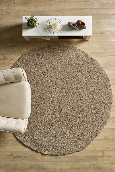 Anaska Home Modern Desensiz Bej Halı Salon Halısı Oturma Odası Halısı Çocuk H...