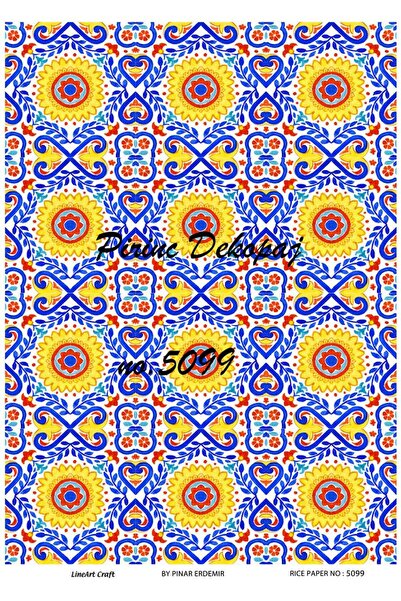 LİNEART Lineart Brass Decopage Paper 29X42 No:L5099
