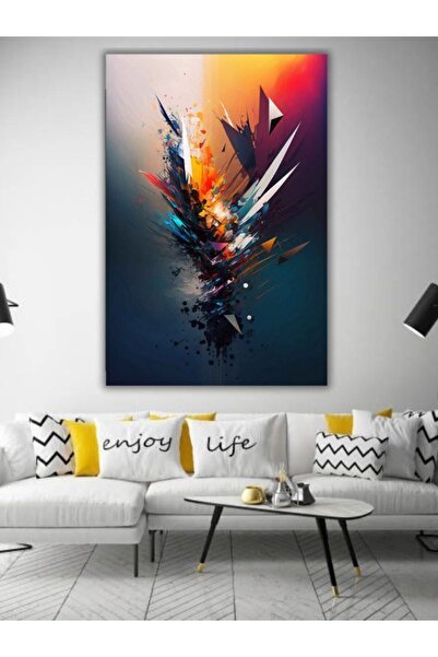 Limitless Design Πολύχρωμη αφηρημένη ζωγραφική Gamer Painting Διακοσμητική ψη...