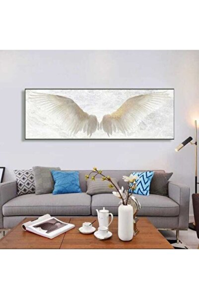 TosbArt Angel Wings Yüksek Kalite Dijital Baskı Yatay Panoramik Kanvas Tablo ...