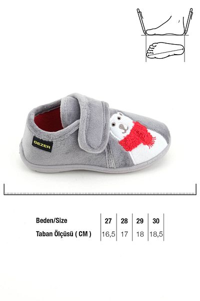 GEZER Pantofi de iarnă cu velcro, cu talpă confortabilă, pentru băieți