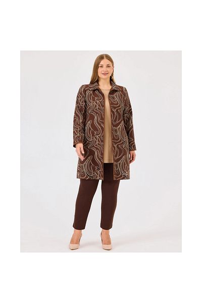 SEÇİL New Seçil Women's Large Size Patterned Inner Blouse Set 10002422714006