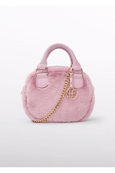 Abel & Lula Pink Faux Fur Girl's Handbag - X L25K5937