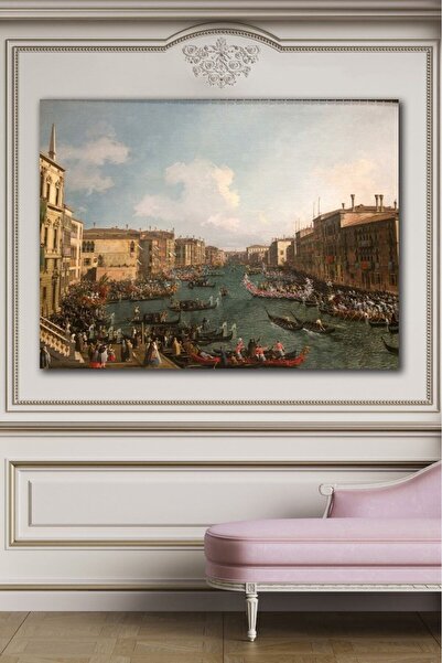 Limitless Design A Regatta on the Grand Canal Hd Print Canvas Painting