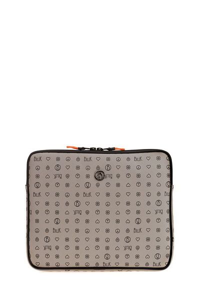 Bilik Deri Monogram Grey Unisex Laptop & Χαρτοφύλακας Tablet-mn 12"