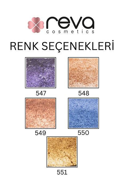 REVA ظلال عيون Terracotta وظلال عيون Terracotta - محتوى نباتي ونظيف Rv549