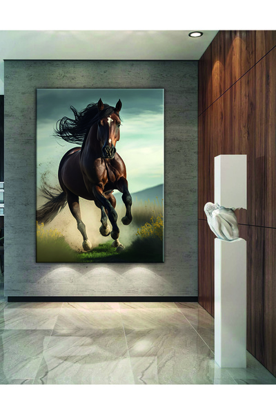 Limitless Design Cal în galop, cai, calitate HD, tablou decorativ pe pânză cu...