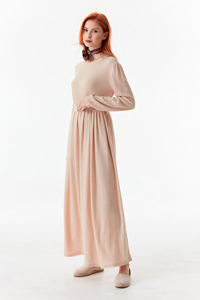 Fulla Moda Φόρεμα με ζώνη Fullamodest Wrinkled Fabric