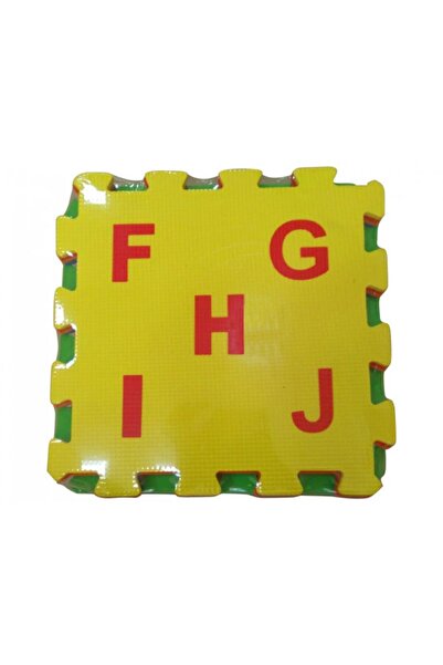 Genel Markalar Eva Puzzle Oyun Matı Minder 7mm Harf Seti 33x33cm 9 Adet