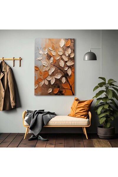 Limitless Design Frunze de toamnă Tablou decorativ pe pânză cu imprimare HD -...