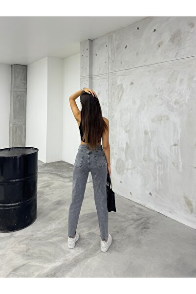 BİKELİFE Women's Stretchy/Lycra High Waist Mom Jeans