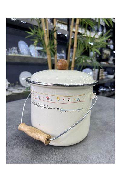 Doğudeko Made with Love Series Luxury Enamel 18 cm Copper